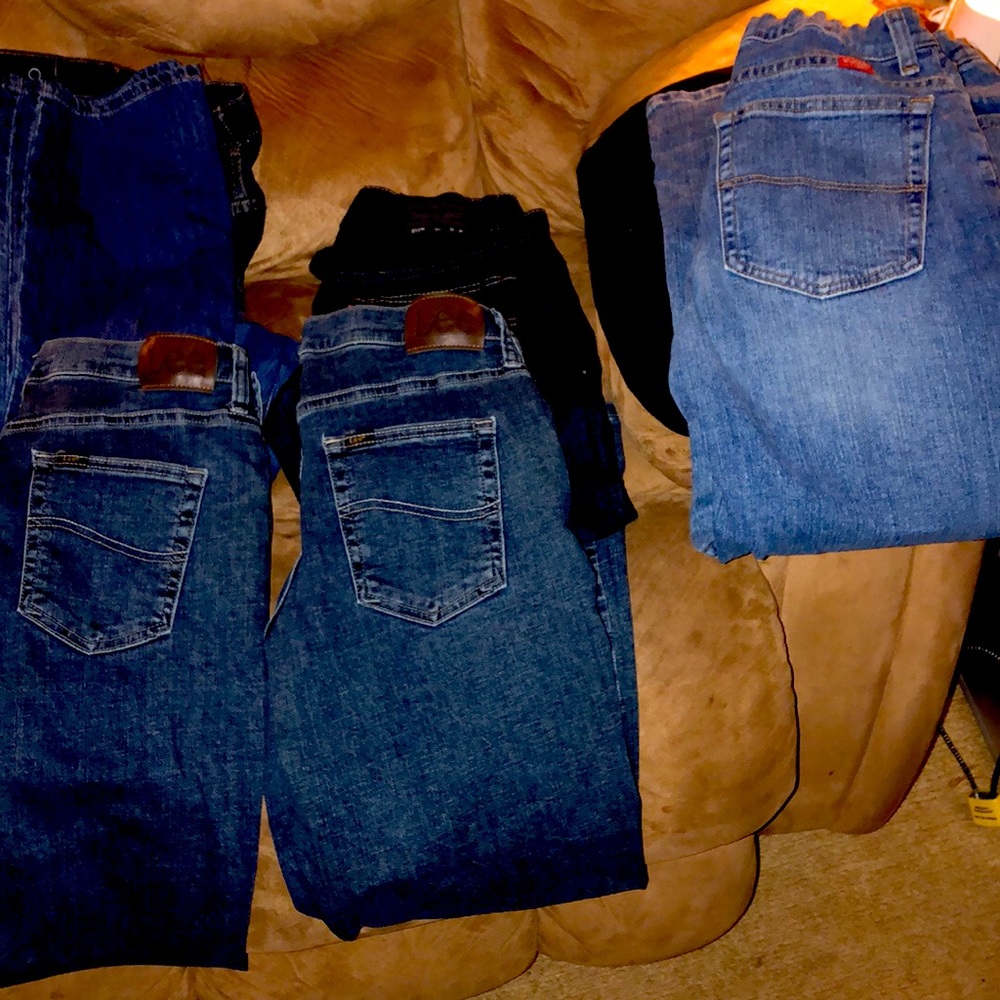 Size 14 husky boys jeans brand new never worn just washed and was to hem